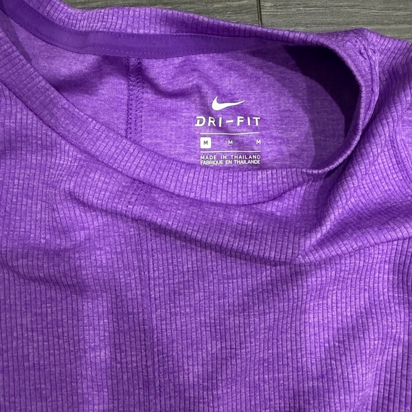 Nike Women's Vibrant Purple Muscle Tee - Picture 2 of 3